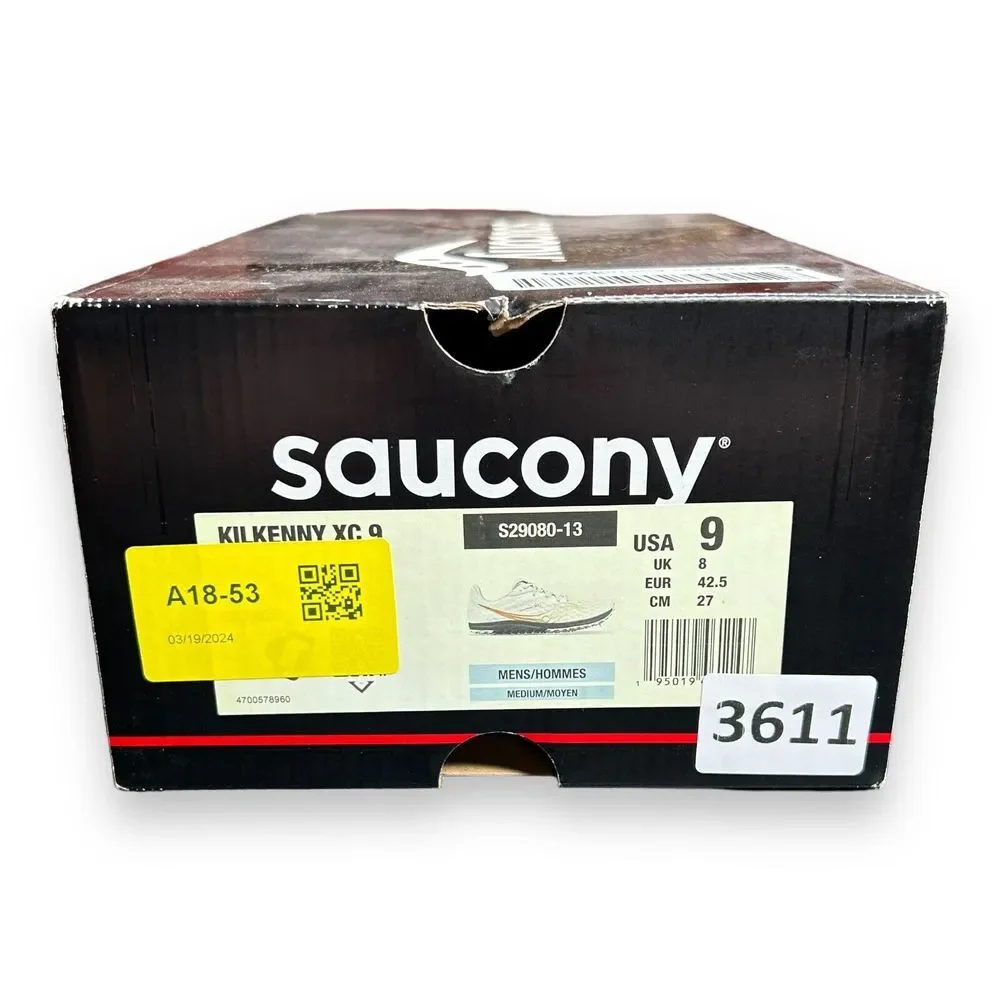 Saucony Men Kilkenny XC9 Spike‎ Shoes size 9 Golf